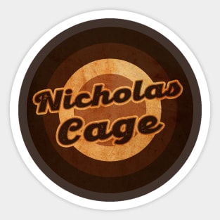 nicholas cage Sticker